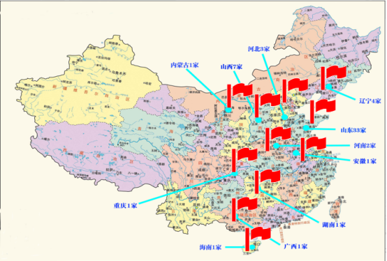 匯富盛動(dòng)物無(wú)害化處理中心分布圖